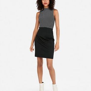 Grey pencil skirt